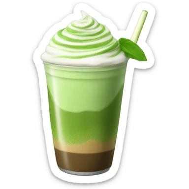 matcha latte sticker