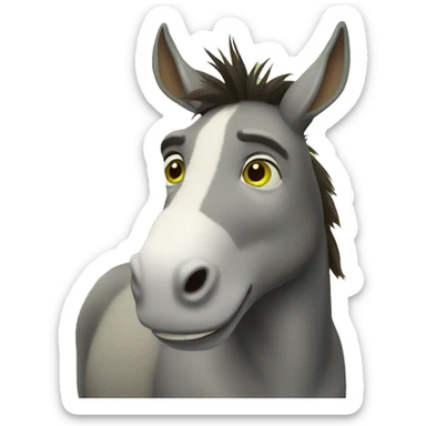 Shrek's donkey sticker