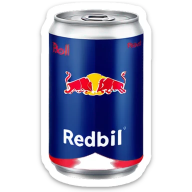 Redbull can sticker