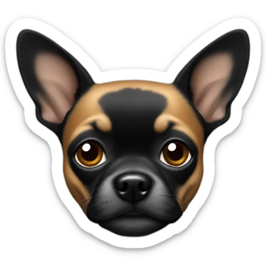 Chiwawa black dark sticker