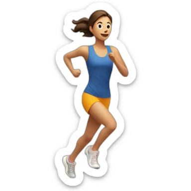 running woman sticker
