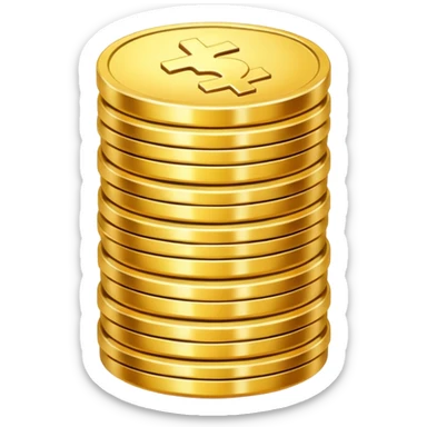 Dinero y monedas sticker