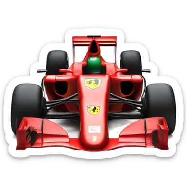 ferrari formula 1 car sticker