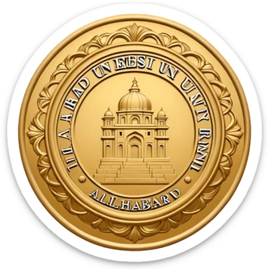 I want the emoji of the logo of allahabad university sticker