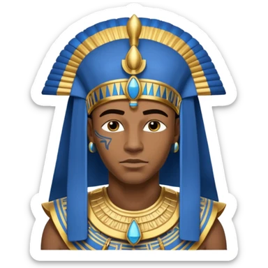 Black man Osiris  sticker