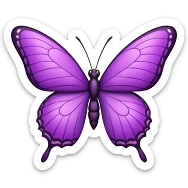 Borboleta roxa sticker