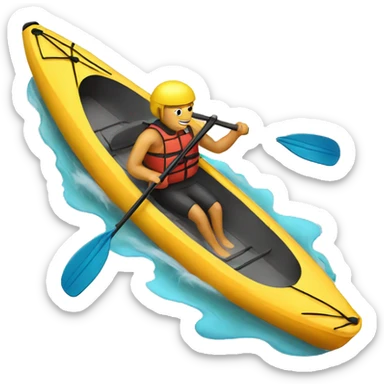 kayaking sticker