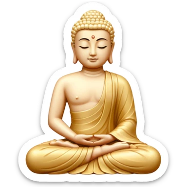 creamy Buddha sticker