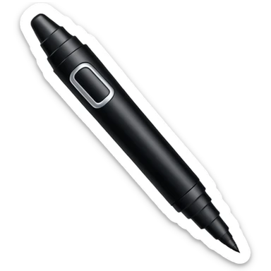 a black bold marker like a sharpie with a large tip  sticker