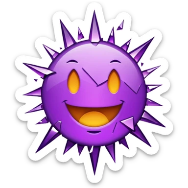 purple break sticker