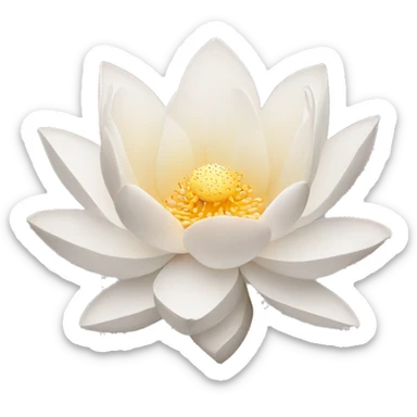 light ink lotus flower  sticker