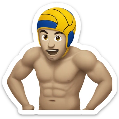 Water Polo farting sticker