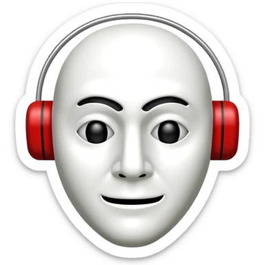 Make money heist mask sticker