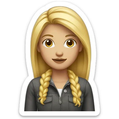 product-designer-short-blond-girl sticker