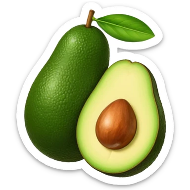 avocado sticker