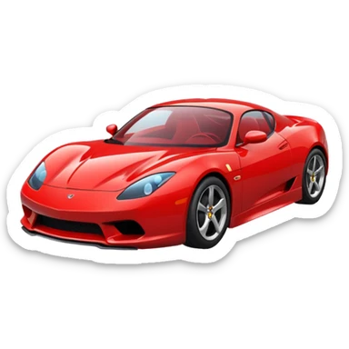 Make asports car emoji sticker