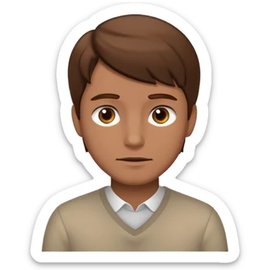 🤵 i ovaj braon kosu sticker