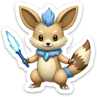 Teddiursa-Minccino-Zeraora-fusion  sticker