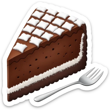 chec romanesc cu cacao de craciun sticker