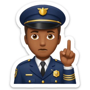 ticket inspector with punch sticker