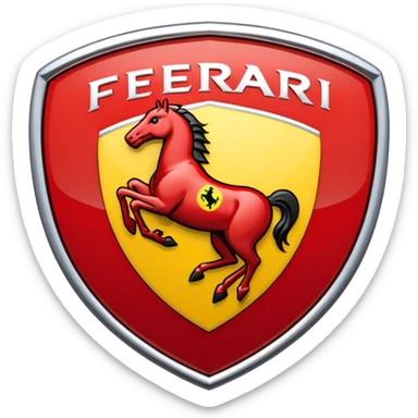 Scuderia ferrari logo sticker