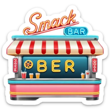 snack bar sticker
