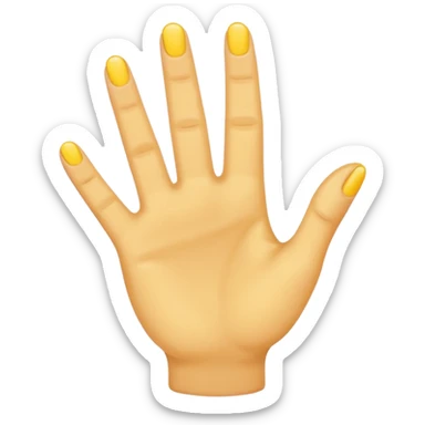 I want a classic emoji with hand finger sticker