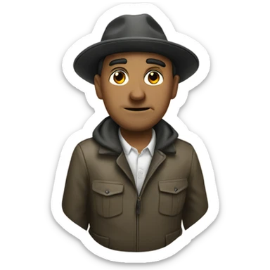 Italian mob in mountain  sticker