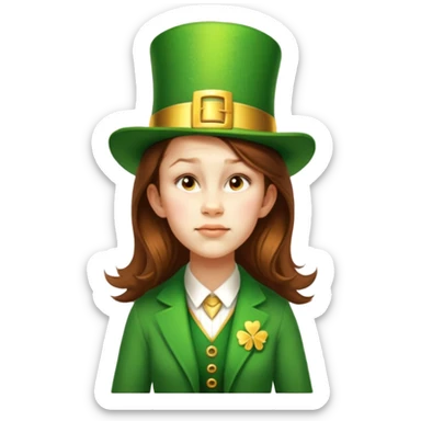 Celebratory Leprechaun sticker
