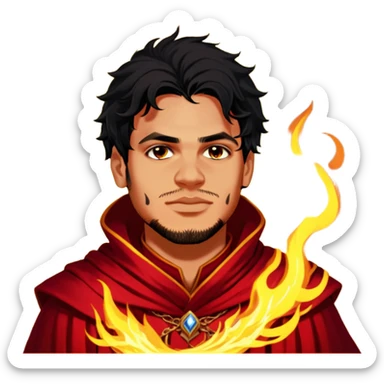 Pyromancer sticker