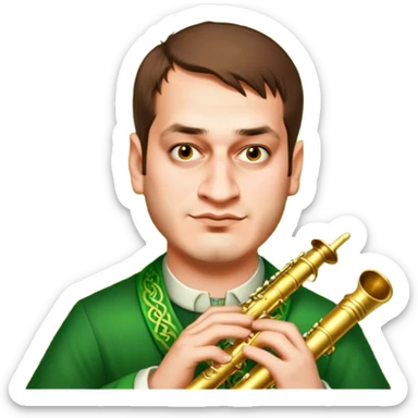 Irish Musician sticker