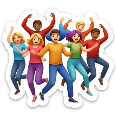 Can you give me an emoji showing people are feeling the vibe of a bit I am playing for them at the feeling the energy and the groove the energy as is it entering their body are they feeling it sticker
