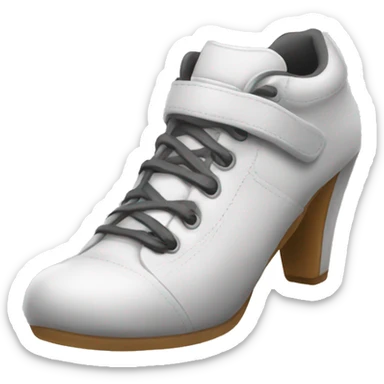 shoes with nów sticker