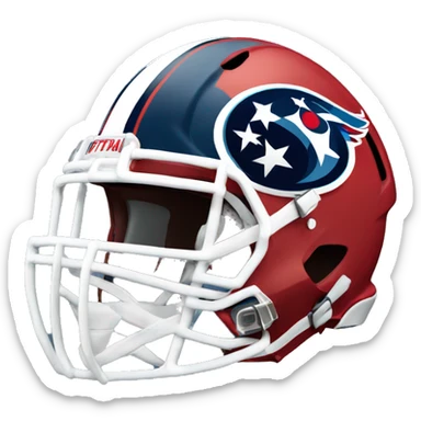 Tennessee titans football helmet sticker