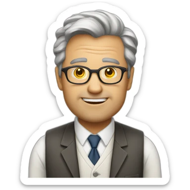 a Crazy stupid Professor  sticker