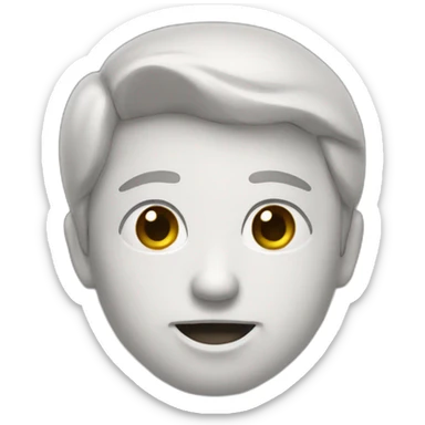 Emoji qui se retient de pleurer sticker