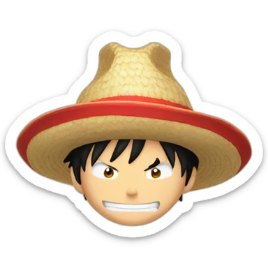 Luffy Hat sticker