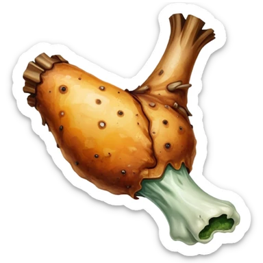 Can you create a rotten poultry leg emoji ?🍗 sticker