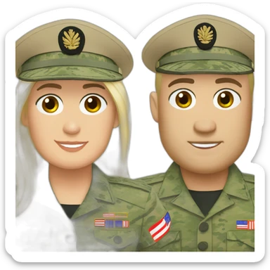 Marine le pen Bitmoji sticker