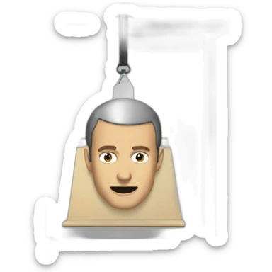 macron guillotine sticker