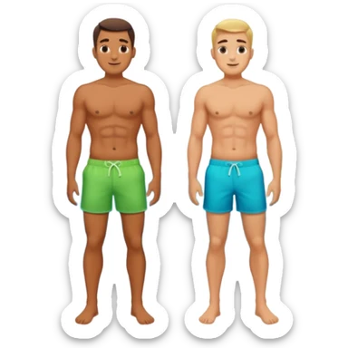 GAY men island  sticker