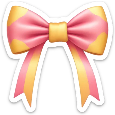 Coquette bow sticker