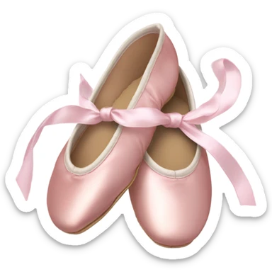 Ballet shoes sticker
