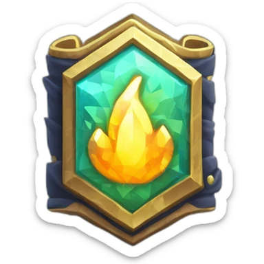 Pixel Badge Book History Paper Diamond Flame Shiny Glow Reward Legendary Unique Epic sticker