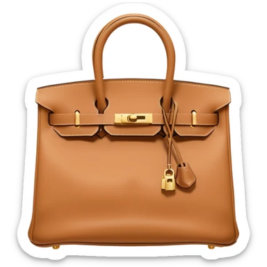 hermes birkin flesh color bag sticker