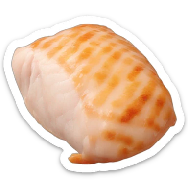 Chicken fillet raw sticker