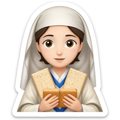Catholic girl converting to judaism passover sticker