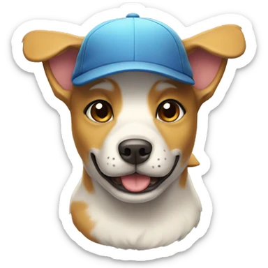 pokemon dog with a hat sticker