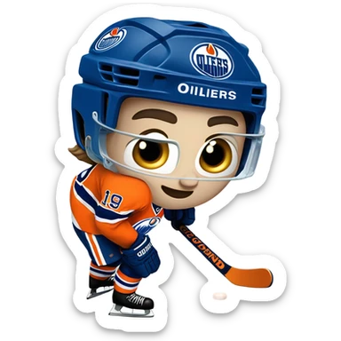 Oilers Conor Mcdavid  sticker