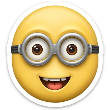 Minion emoji small sticker